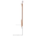 vidaXL Barrière de sécurité de lit d'enfant Taupe 160x25 cm Tissu