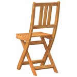 vidaXL Chaise de jardin 8 Pièces Marron 36 x 46 x 86cm