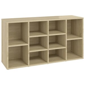 vidaXL Banc à chaussures Chêne sonoma 103x30x55 cm Bois d’ingénierie