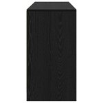 vidaXL Buffet 3 Pièces Chêne noir 70 x 41 x 75 cm Bois d'ingénierie