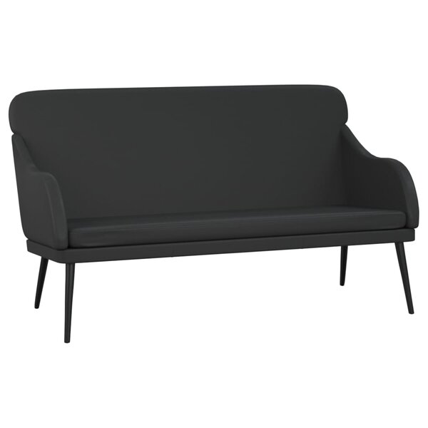 vidaXL Banc Noir 110x76x80 cm Similicuir