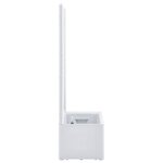 vidaXL Lit surélevé de jardin et treillis et système d'arrosage Blanc