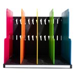 Trieur Vertical Modulotop Ecoblack 5 Intercalaires - Arlequin - Exacompta