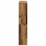 vidaXL Bibliothèque vieux bois 132x29x141 5 cm bois d'ingénierie