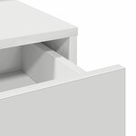 vidaXL Table de Toilette Blanc 50 x 41 x 140 cm Bois d'ingénierie