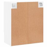 vidaXL Armoire murale blanc 60x31x70 cm bois d'ingénierie