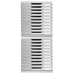 Module De Classement Modulo Office 10 Tiroirs Fermés - Granit - Exacompta
