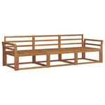 vidaXL Ensemble de canapés d'extérieur 3 pc Naturel