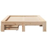 vidaXL Cadre de lit sans matelas 120x200 cm bois de pin massif