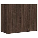 vidaXL Armoire murale chêne marron 75x35x60 cm bois d'ingénierie