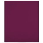 vidaXL Draps-housses Jersey 2 Pièces Bordeaux 180x200 cm Coton