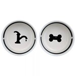 TRIXIE Jeu de bols "Eat On Feet" 25 cm 5,2 L