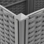 vidaXL Lit surélevé 40x40x38 cm Polypropylène