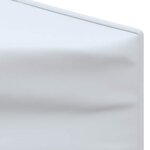 vidaXL Tente de réception pliable avec parois Blanc 3x6 m