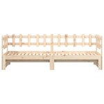 vidaXL Lit coulissant 2x(90x200) cm Bois de pin massif