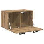 vidaXL Armoire Murale Montage mural Chêne artisanal 60 x 36 5 x 35 cm