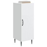 vidaXL Buffet Blanc 33 x 34 5 x 89 5 cm Bois d'ingénierie