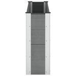 vidaXL Jardinière surélevée Gris 150 x 30 x 72 cm WPC et Aluminium