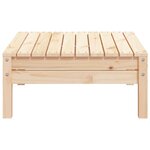 vidaXL Repose-pied de jardin bois de pin massif