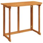 vidaXL Table de bistro 90x50x75 cm Bois d'acacia massif