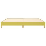 vidaXL Cadre de lit sans matelas vert 200x200 cm tissu