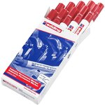 Marqueur Permanent Spécial Industrie 8300 Rouge Pointe Ronde 1 5-3 mm x 10 EDDING