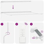 vidaXL Auvent rétractable automatique avec LED bordeaux 600x300 cm