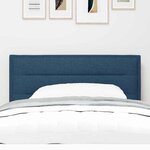 vidaXL Tête de lit LED avec des lumières à LED Bleu 100 cm tissu