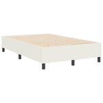 vidaXL Cadre de lit plateforme Crème 120 x 190 cm