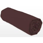 Drap-housse 160 x 200+30 cm - Marron