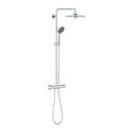 GROHE Colonne de douche robinet thermostatique Vitalio Joy 260  50  d'économie d'eau et d'énergie  douchette 3 jets  264