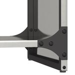 vidaXL Portant de bois de chauffage 40x30x80 cm acier inoxydable