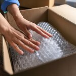 Pack and Move - Papier bulle recyclé - 1 x 100 m - Déménagement Expédition et Protection - Film à bulles de qualité