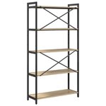 vidaXL Bibliothèque Chêne sonoma 80 x 30 x 153 cm Bois d'ingénierie