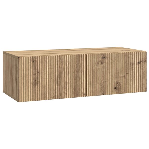 vidaXL Meuble TV mural 98 x 41 x 30 cm Chêne artisanal