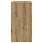 vidaXL Table console chêne artisanal 89x41x76 5 cm bois d'ingénierie