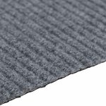 vidaXL Tapis Couloir Gris clair 80 x 300 cm tissu