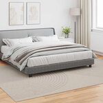 vidaXL Tapis de surface HUARTE Crème 340 x 240 cm Polyester