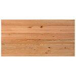 vidaXL Table à manger marron clair bois de chêne massif rectangulaire