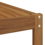 vidaXL Canapé d'extérieur en bout 2 Pièce Naturel et Beige