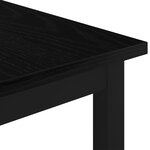 vidaXL Table basse Chêne noir 40 x 40 x 36 cm Bois d'ingénierie