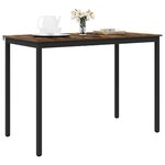 vidaXL Table de salle à manger / Table de repas Bois d'ingénierie