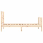 vidaXL Cadre de lit sans matelas 90x200 cm bois de pin massif