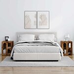 vidaXL Table de chevet 2 Pièces Bois ancien 40 x 35 x 50 cm