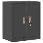 vidaXL Armoire de rangement Noir 60 x 40 x 70 cm Acier