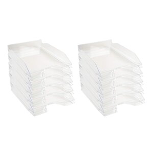 Corbeille à courrier Ecotray Office - Cristal EXACOMPTA