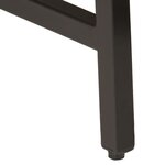 vidaXL Tables basses gigognes 3 Pièces bois massif de manguier et fer