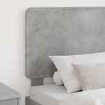 vidaXL Tête de lit Gris béton 90 cm Bois d'ingénierie