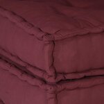 vidaXL Unité de canapé modulaire 3 Pièces Marron Tissu