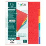 EXACOMPTA Intercalaires en carte lustrée 3/10e 220 grammes